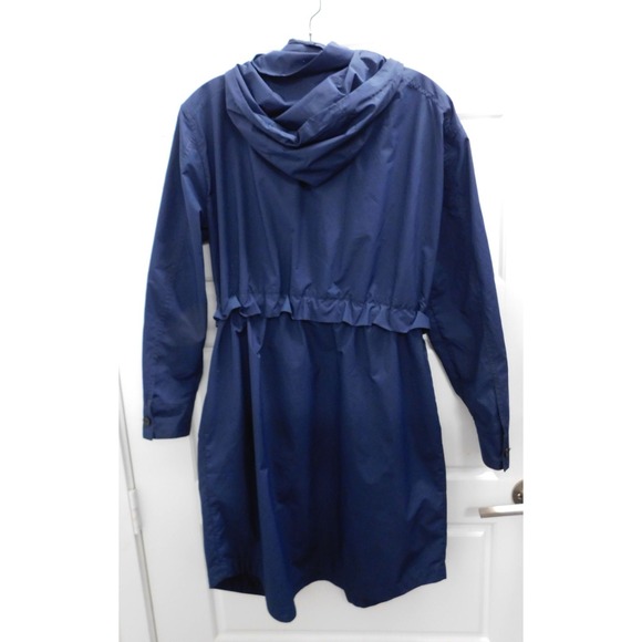 Everlane Womens The Anorak Rain Jacket Blue Size S - Picture 3 of 5